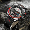 Montre à quartz de luxe, étanche, à chronographe et à sport