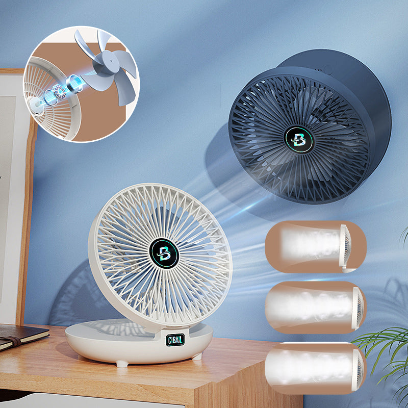 Mini ventilateur mural pliable et rechargeable