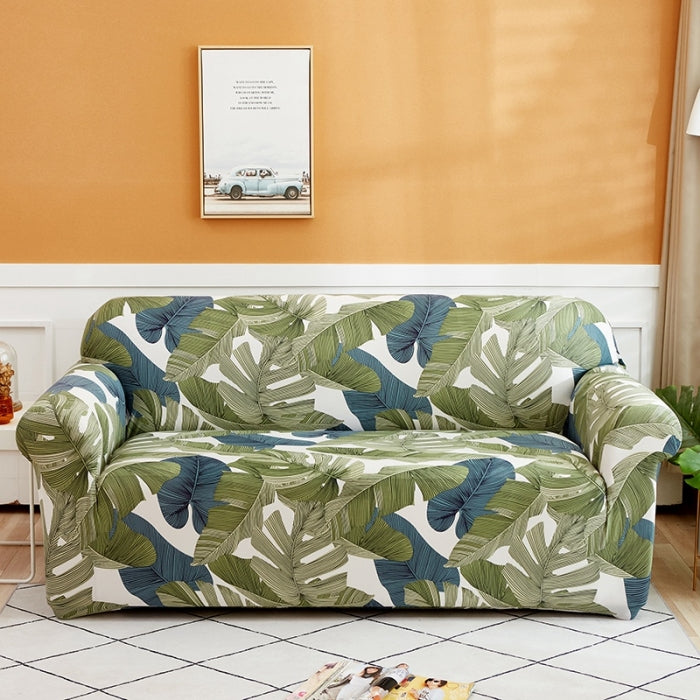 Housse de canapé élastique moderne de forme géométrique