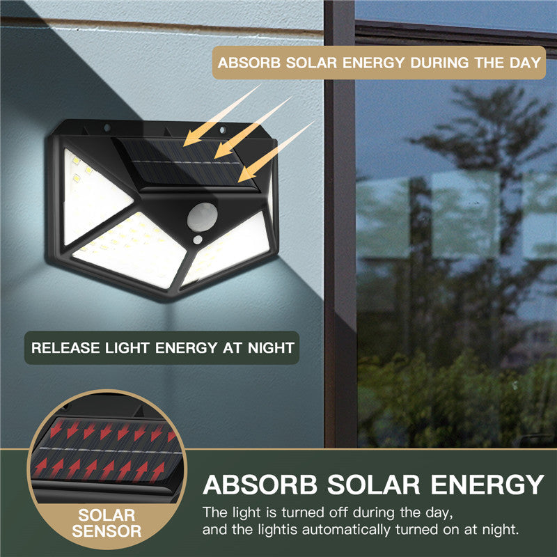 Smart Light Lampe murale solaire à triple led