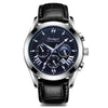 Montre de luxe avec bracelet en cuir