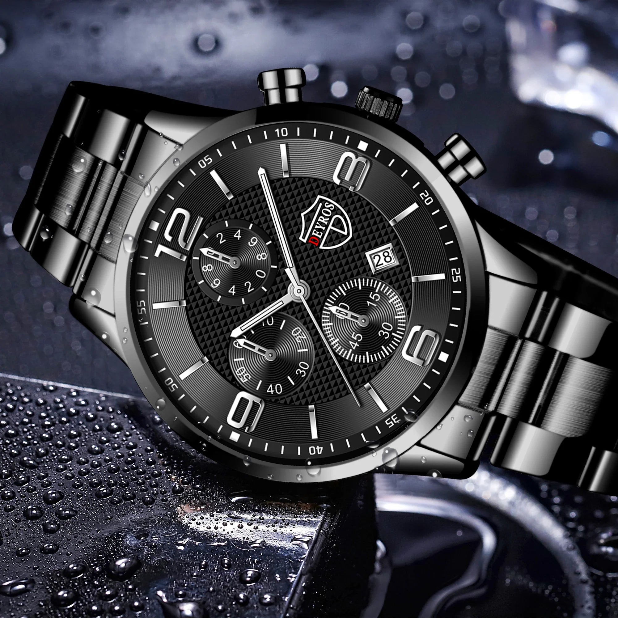 Montre de luxe pour homme d'affaires