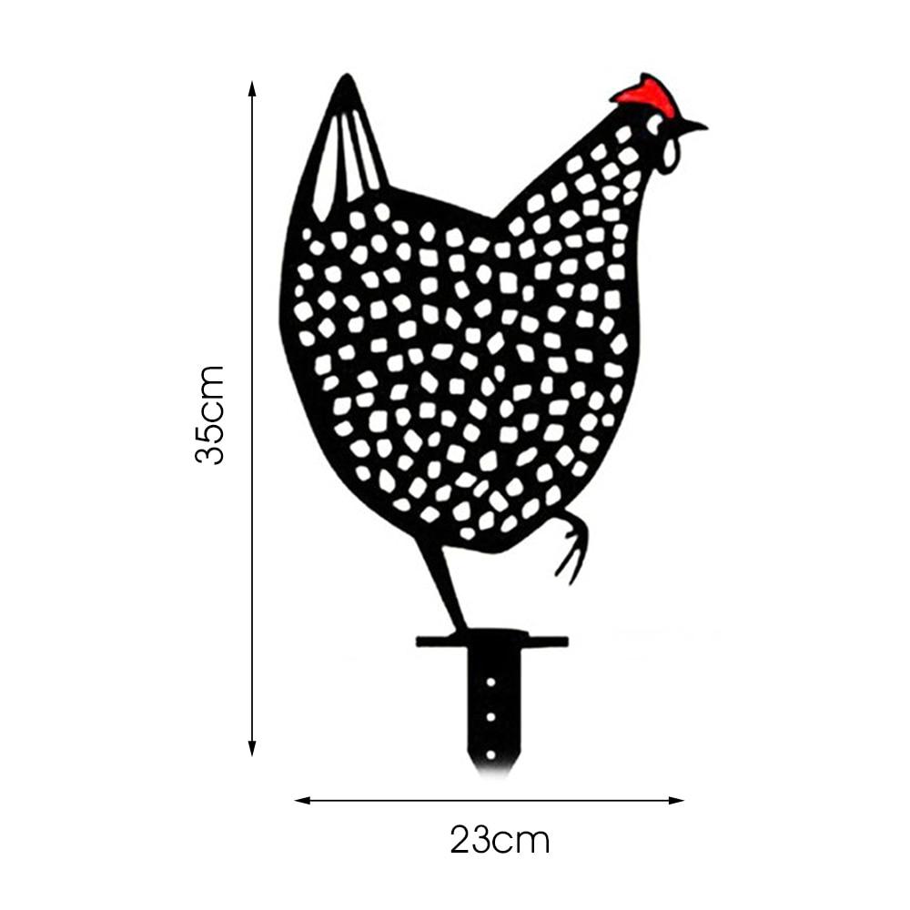 Décoration minimaliste du jardin des poules