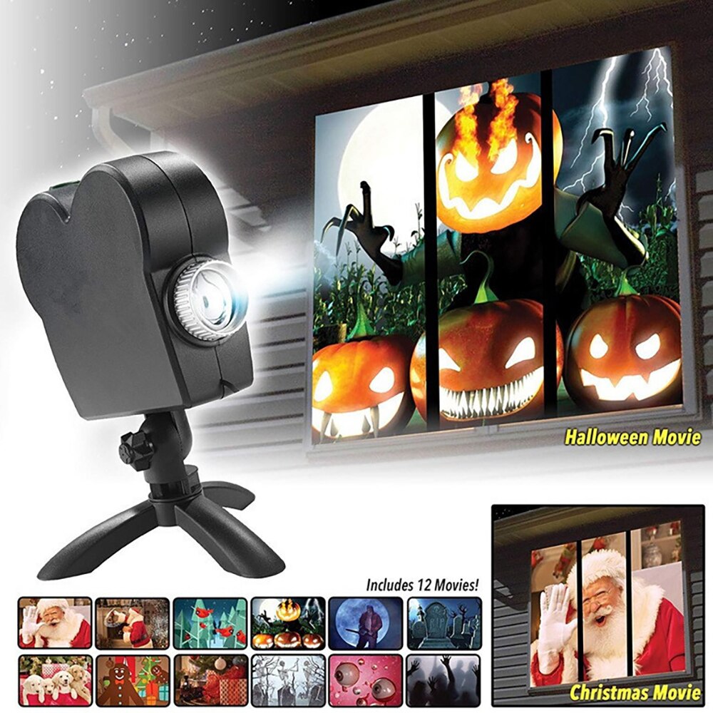 Spooky House Halloween Projecteur holographique SET