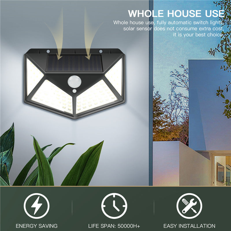 Smart Light Lampe murale solaire à triple led