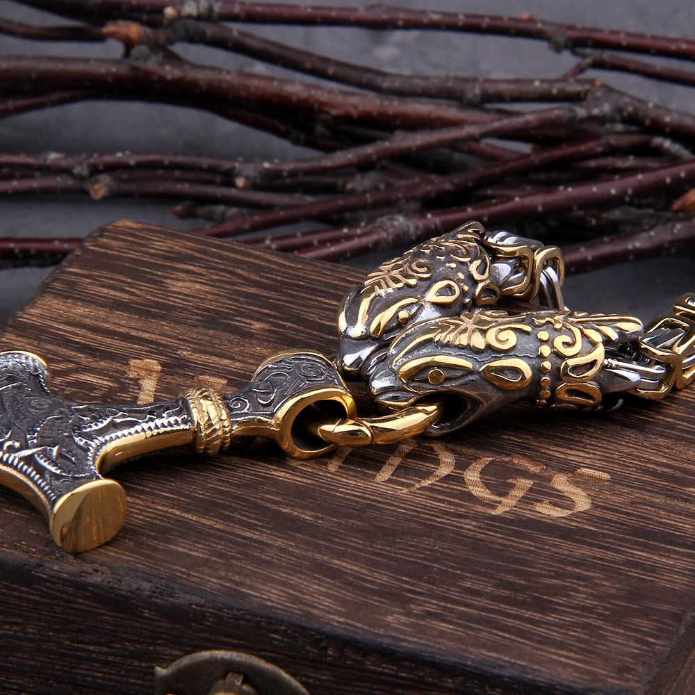 Chaîne tête de dragon Viking 2021 | NOUVEAU