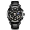 Montre de luxe avec bracelet en cuir