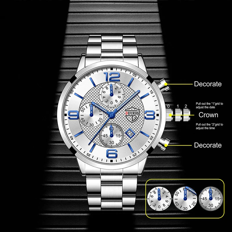 Montre de luxe pour homme d'affaires