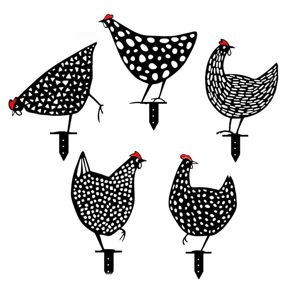 Décoration minimaliste du jardin des poules