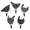 Décoration minimaliste du jardin des poules