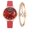 Ensemble montre et bracelet à cadran lunaire