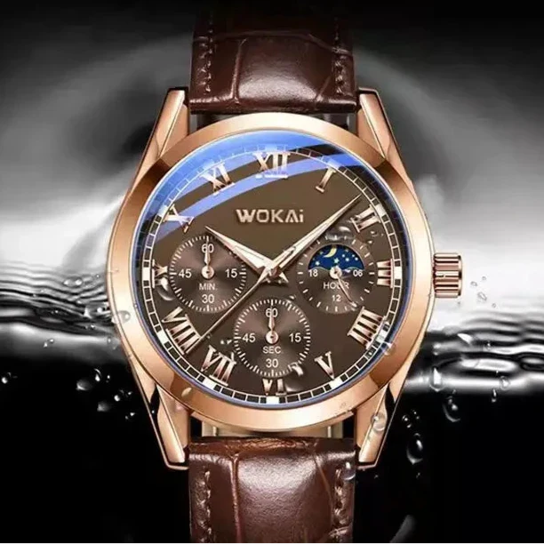 Montre à quartz mode et décontractée