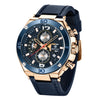 Montre chronographe sport multifonction à quartz