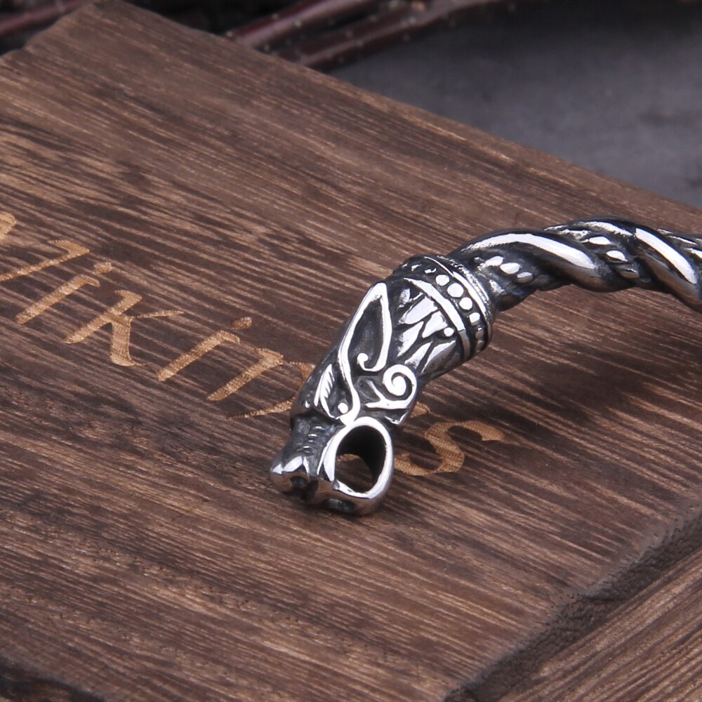 Bracelet dragon Mythologie nordique Acier inoxydable
