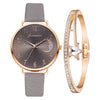 Ensemble montre et bracelet à cadran lunaire