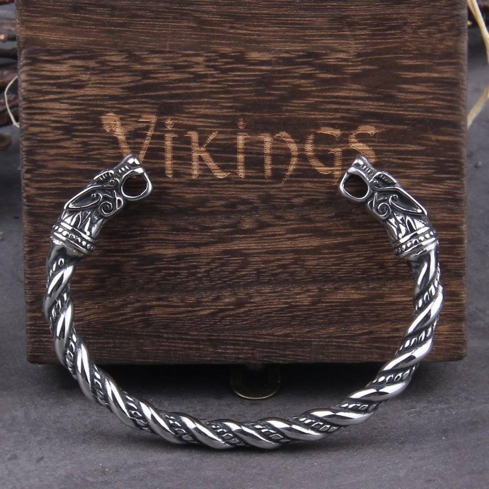 Bracelet dragon Mythologie nordique Acier inoxydable