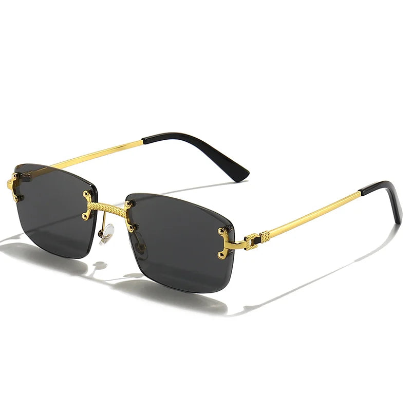 Lunettes de soleil carrées sans monture UNISEX