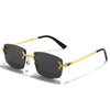 Lunettes de soleil carrées sans monture UNISEX
