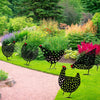 Décoration minimaliste du jardin des poules