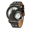 Montre à quartz de luxe à double heure