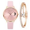 Ensemble montre et bracelet à cadran lunaire