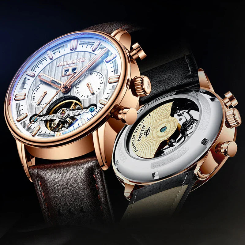 Montre tourbillon étanche à la mode