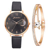 Ensemble montre et bracelet à cadran lunaire