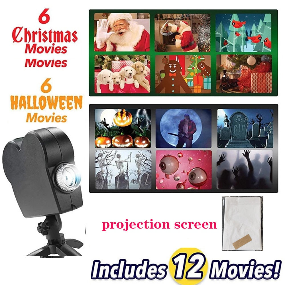 Spooky House Halloween Projecteur holographique SET