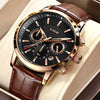 Montre militaire en cuir à la mode