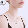 Collier en argent sterling avec pendentif patte de chien - Dog Savant