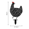 Décoration minimaliste du jardin des poules