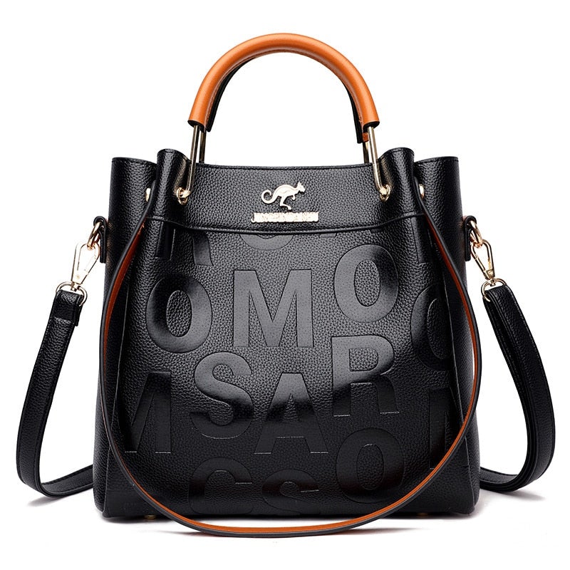 Sac à bandoulière en cuir souple
