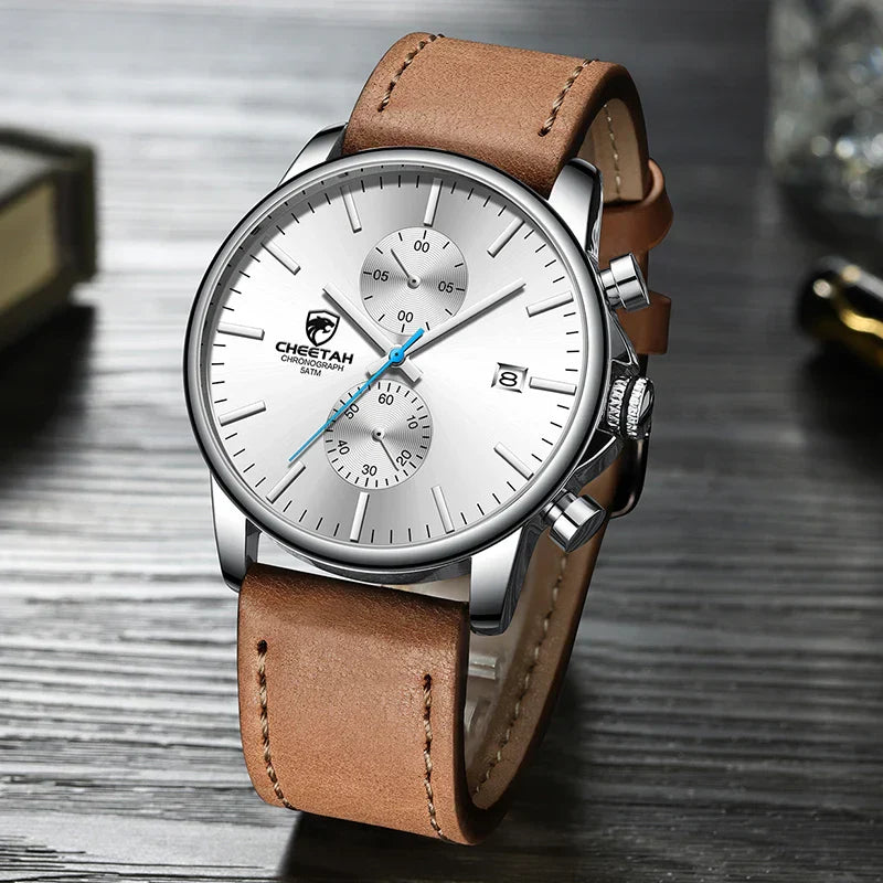 Montre sport de luxe à quartz