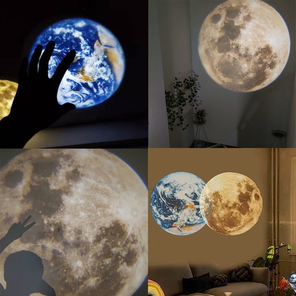 Projecteur Lune et Terre