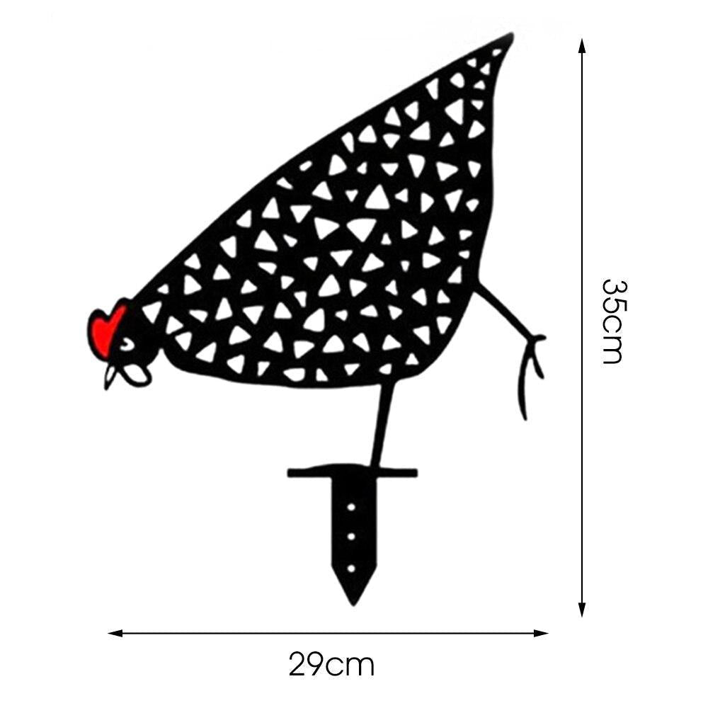Décoration minimaliste du jardin des poules