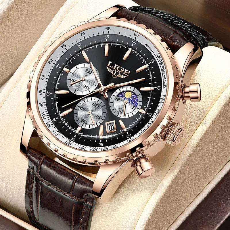 Montre à quartz pour hommes