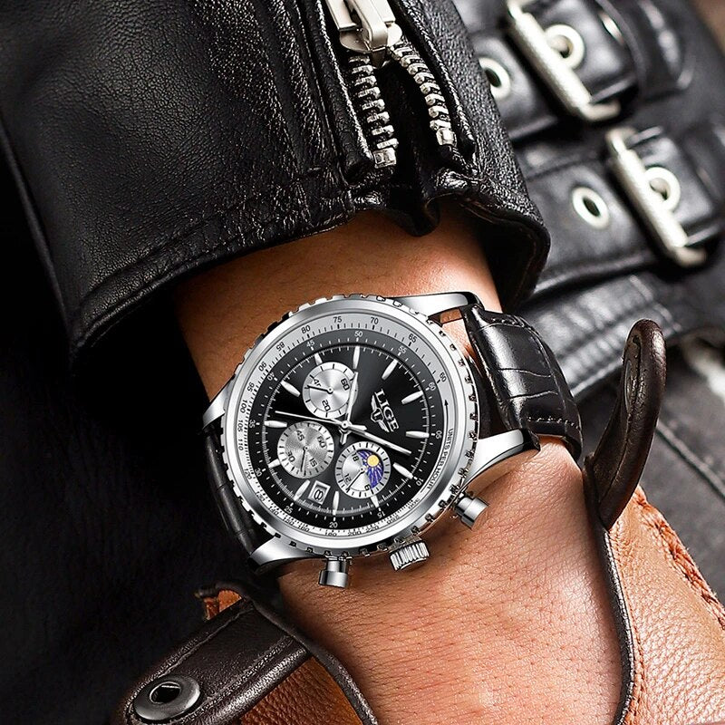 Montre à quartz pour hommes