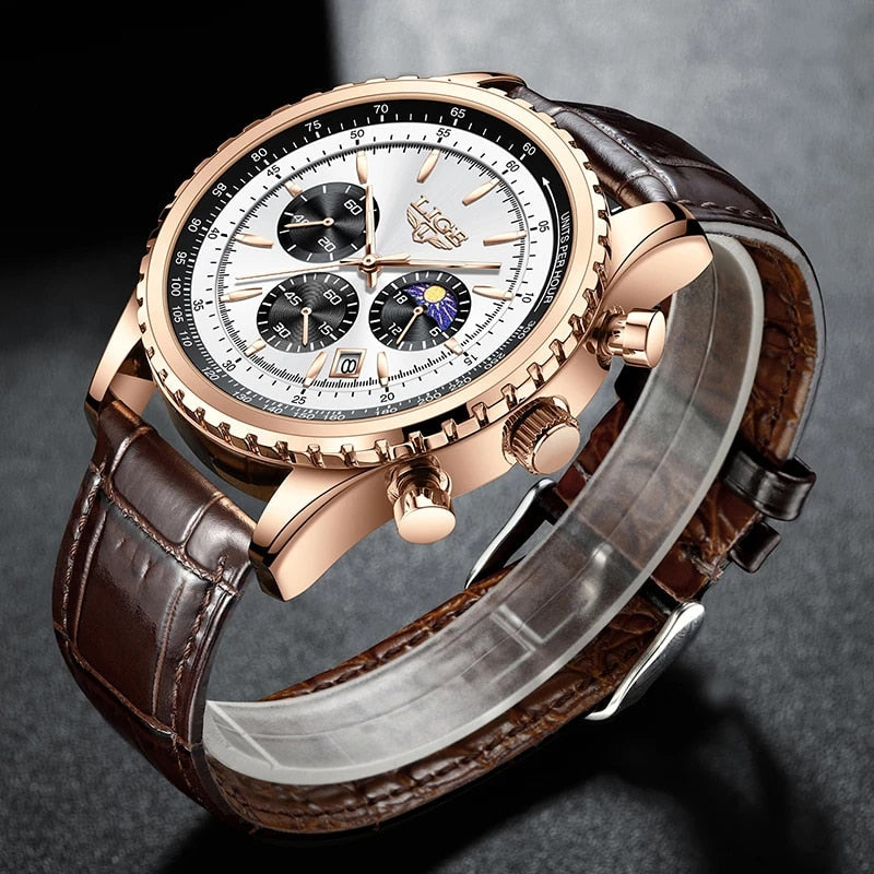 Montre à quartz pour hommes