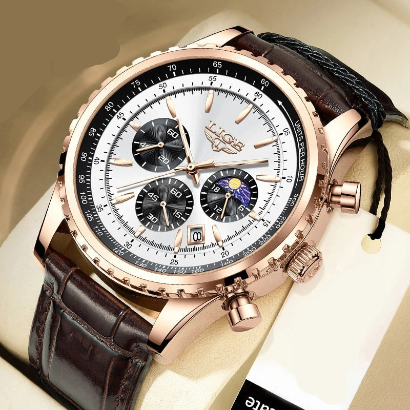 Montre à quartz pour hommes