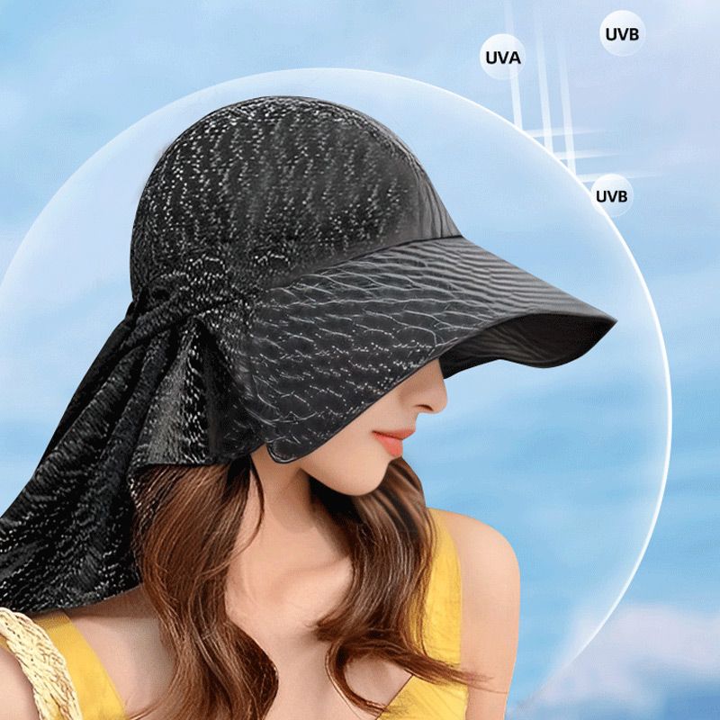 Chapeau d'été avec rabat de protection du cou pour les femmes