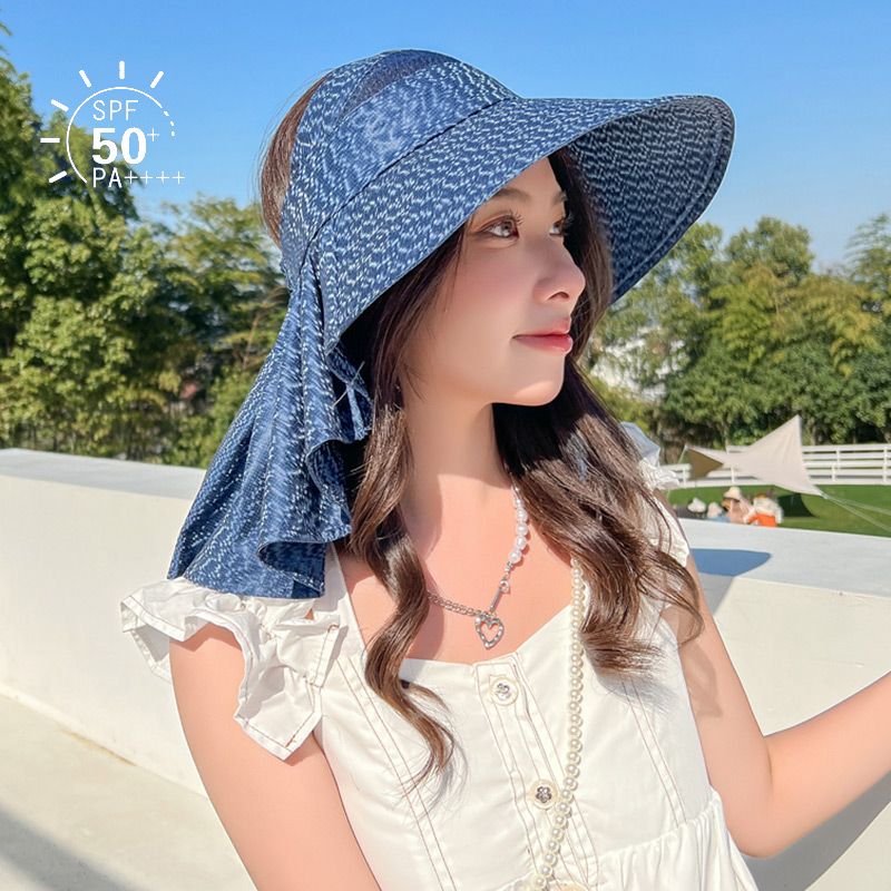Chapeau d'été avec rabat de protection du cou pour les femmes