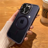 Coque magnétique en silicone pour iPhone : Aimant dorsal, résistant aux chocs et durable
