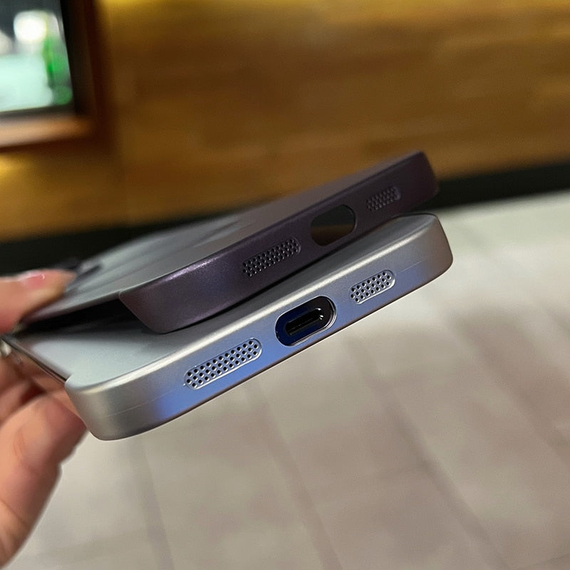 Étui ultra-mince mat pour iPhone