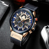 Montre calendrier multifonctionnelle à quartz