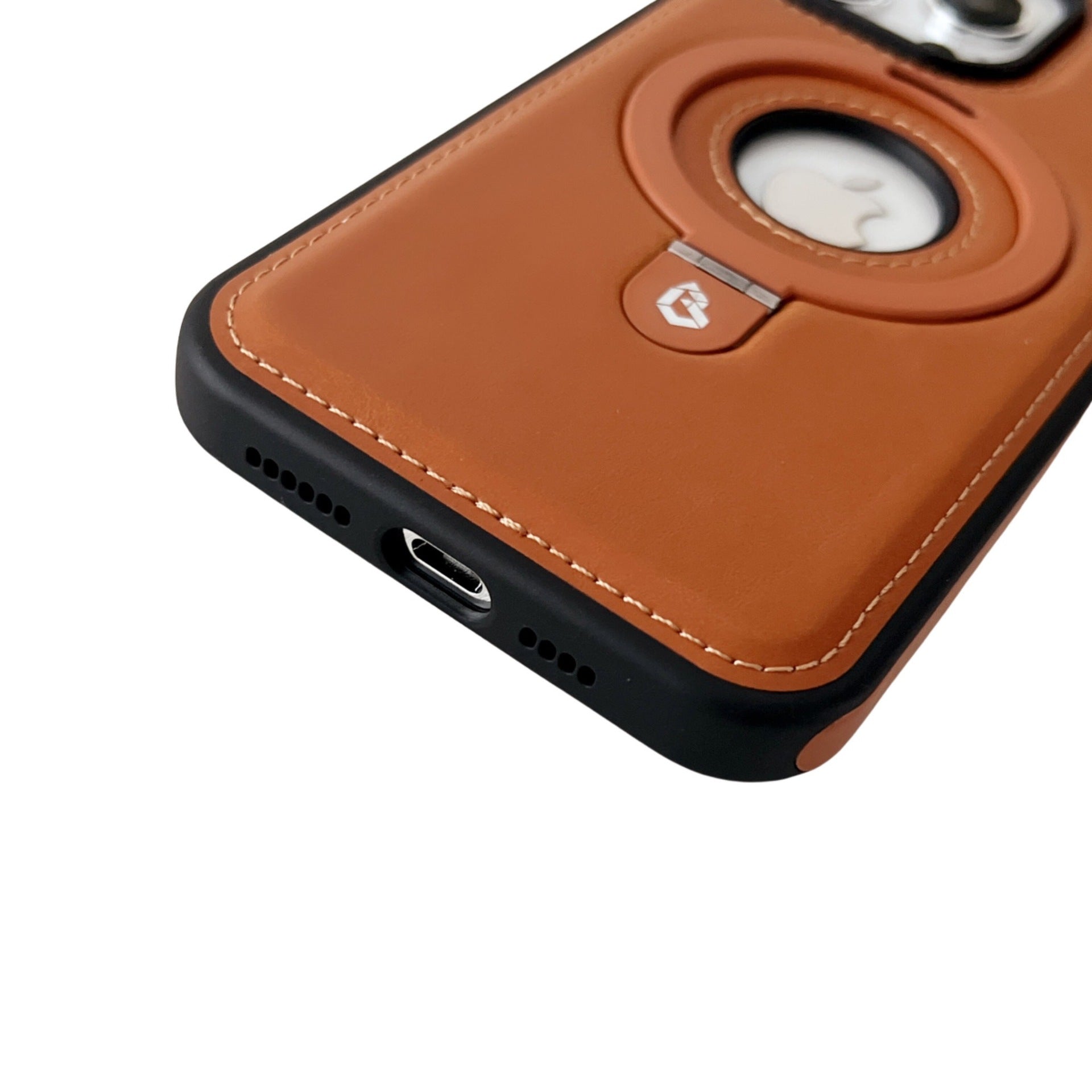 Etui magnétique en cuir antichoc pour Iphone