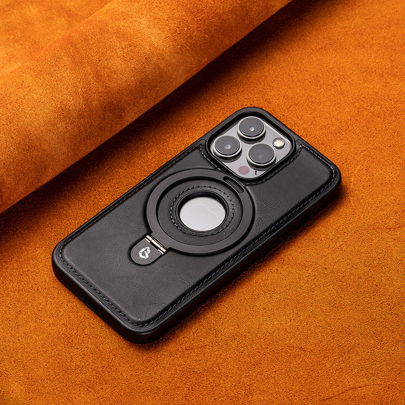 Etui magnétique en cuir antichoc pour Iphone
