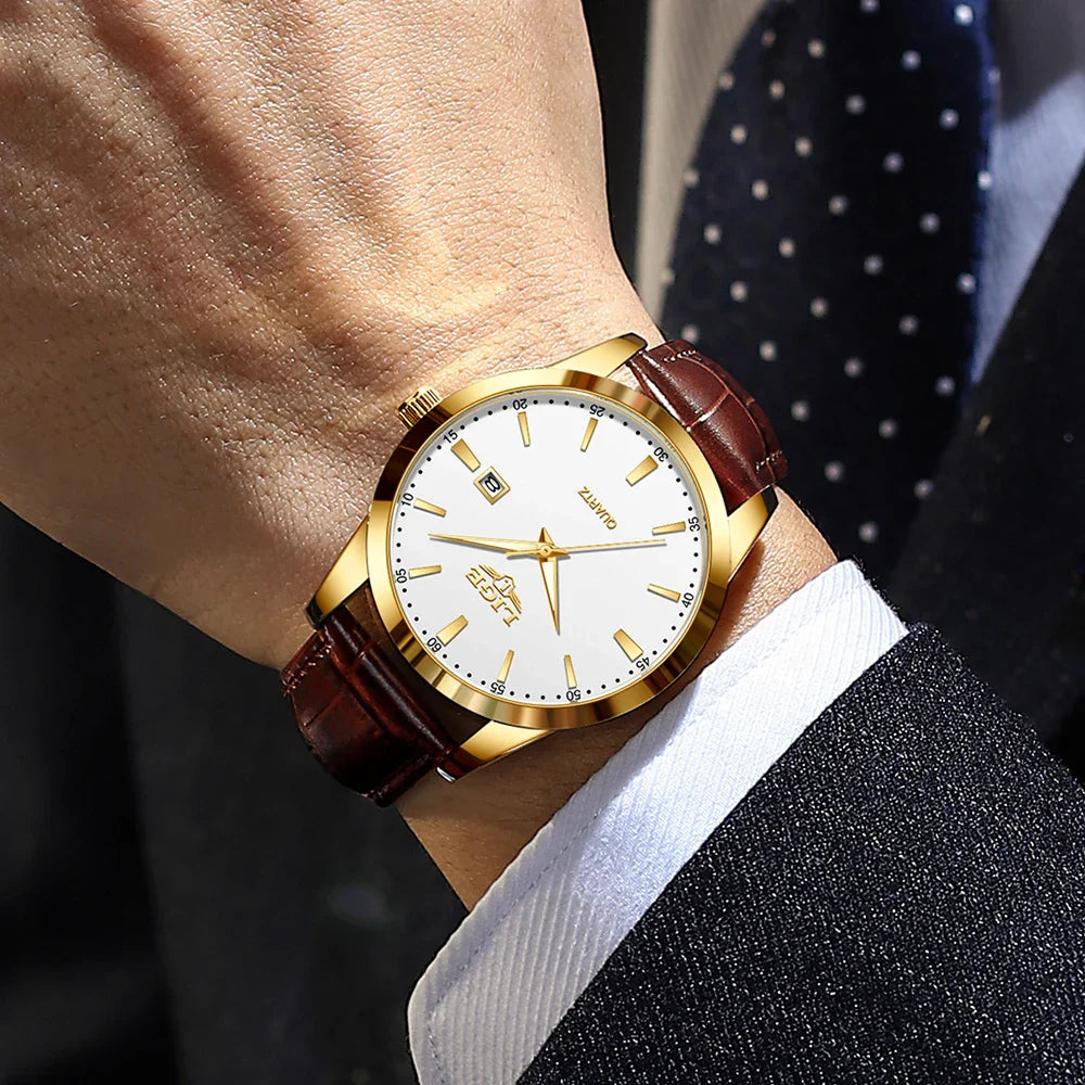 Montre militaire en cuir