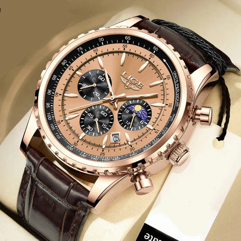 Montre à quartz pour hommes