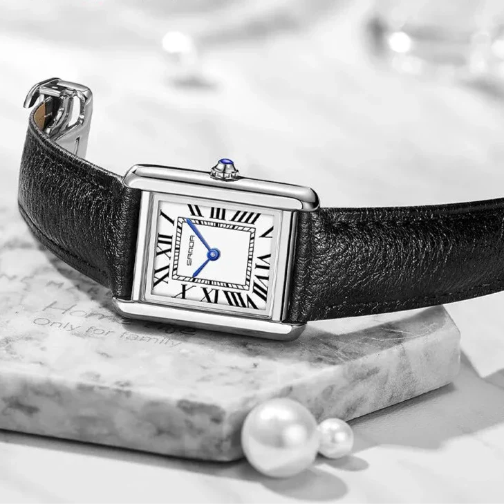 Montres à cadran carré pour couples