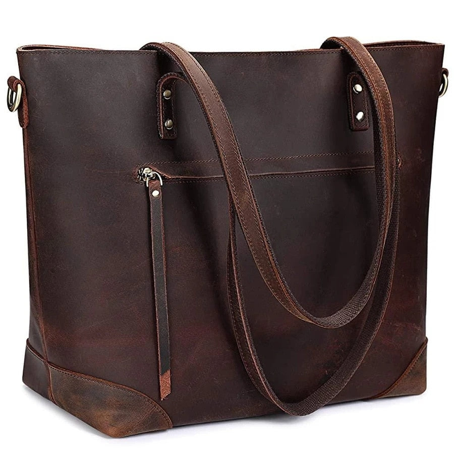 Sac de luxe Sac en cuir vintage